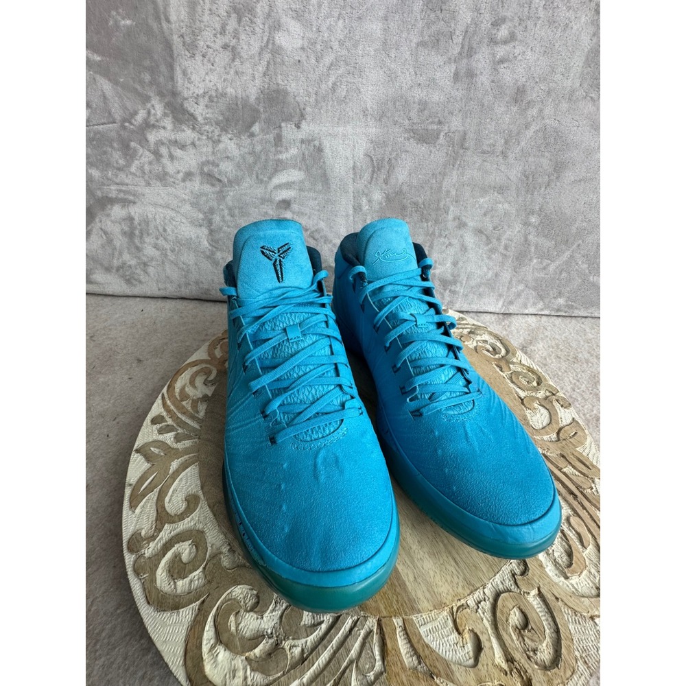 Nike Kobe AD Mid Detached Blue Teal Basketball Shoes 922482-400 Mens Size 14